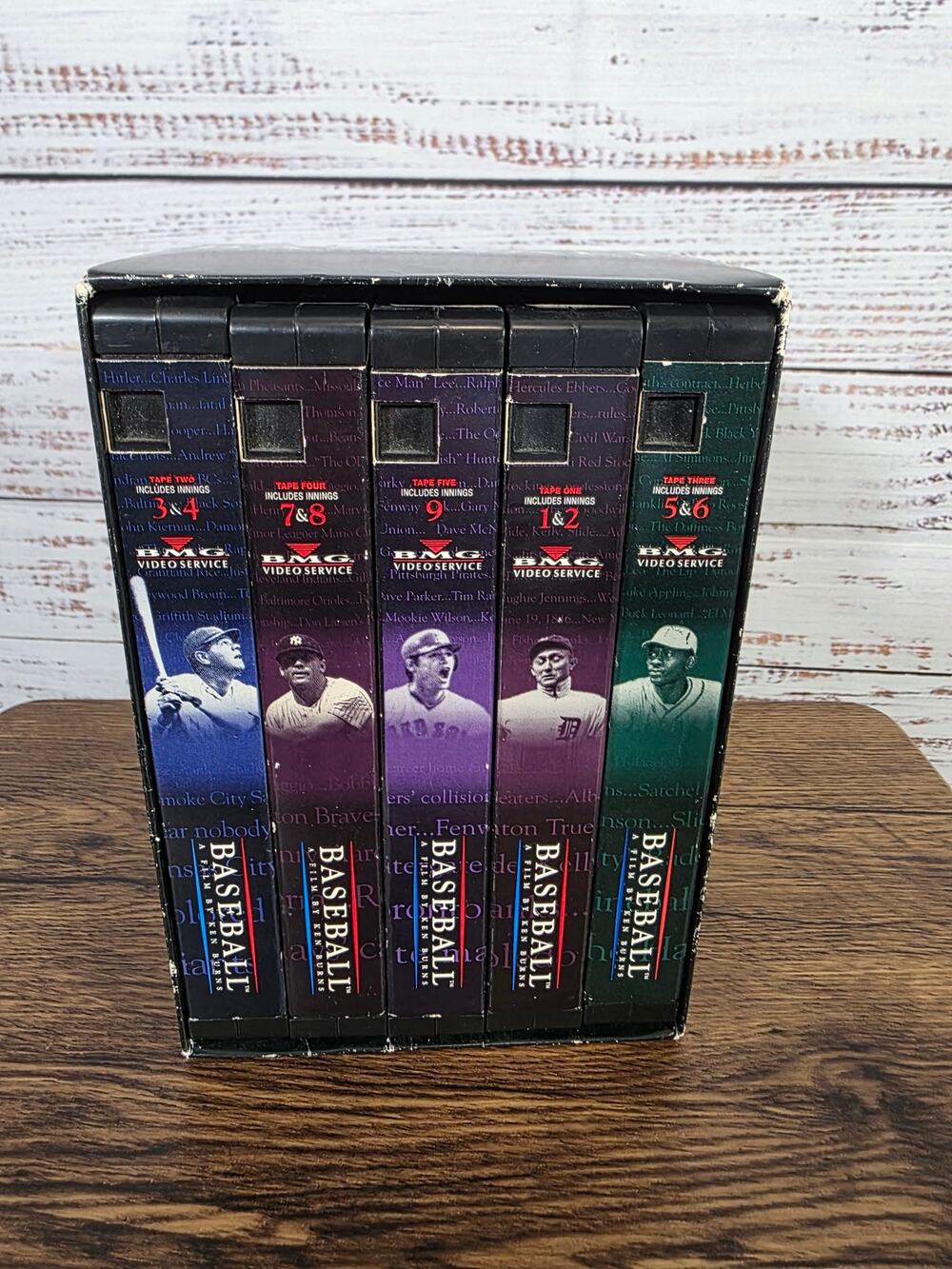 Ken Burns Baseball (1994) PBS Documentary VHS Box Set Complete